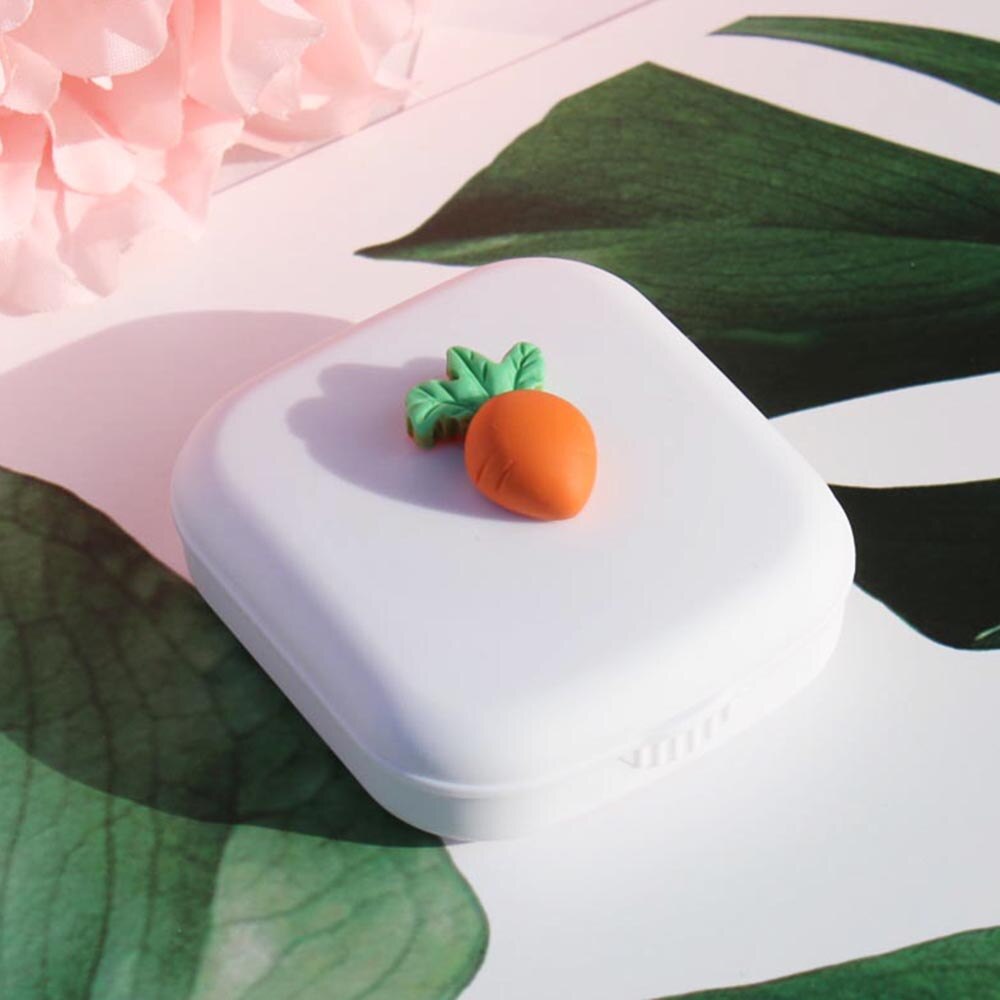lunettes de fruits cosmétiques lentilles de Contact boîte étui de lentilles de Contact pour les yeux Kit de voyage support conteneur accessoires de voyage: 8