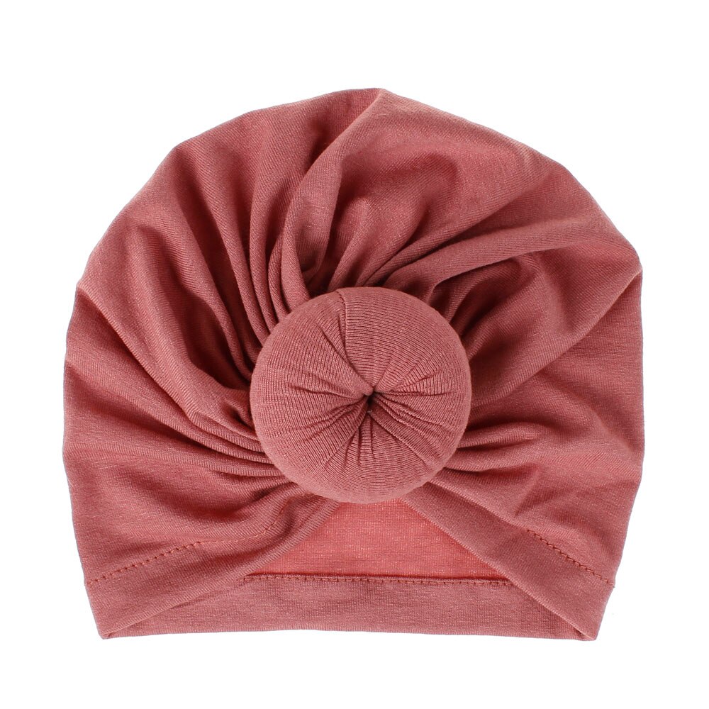 18 kleuren babyhoedjes voor meisjes, strikjes, tulbandhoedjes, babyfotografie-accessoires, katoenen kindermutsjes, babymutsjes en kinderhoedjes.: R