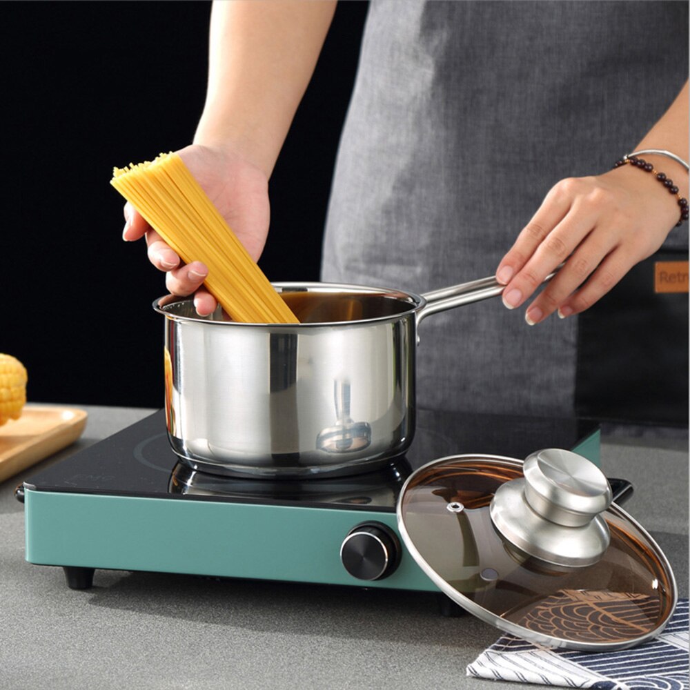 Edelstahl Verdickt Suppe Topf Milch Topf Suppe Pfanne Küche Kessel Suppe Lagerbier Kochen Induktion Gas Töpfe Kessel Kochgeschirr Topf
