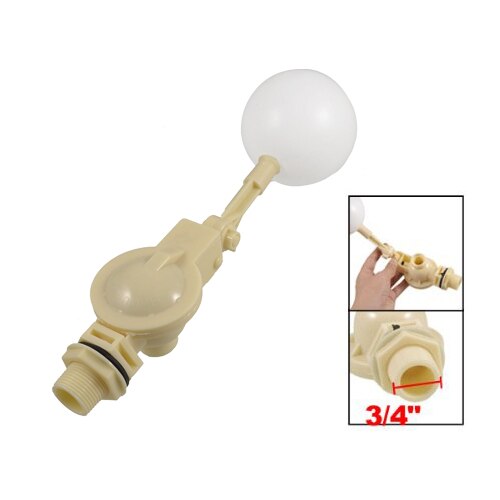 IMC 3/4" PT Thread Water Sensor Float Plastic Float Valve Floating Ball
