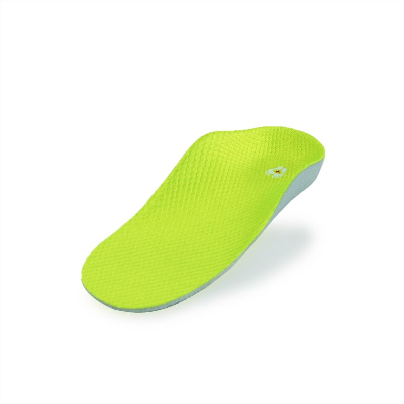 Plantillas ortopédicas para niños, suela de salud de pie plano para zapatos, supinador de valgo para niño y niña, almohadillas de soporte para arco: Verde / 2.5