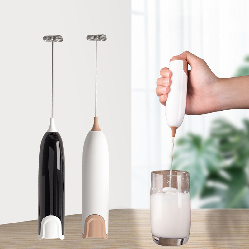 Mini-Milchaufschäumer, Handschaumbereiter für Lattees, Schneebesen, Kaffee, Cappuccino, Frappe, Matcha, heiße Schokolade, Schneebesen, Getränkemixer