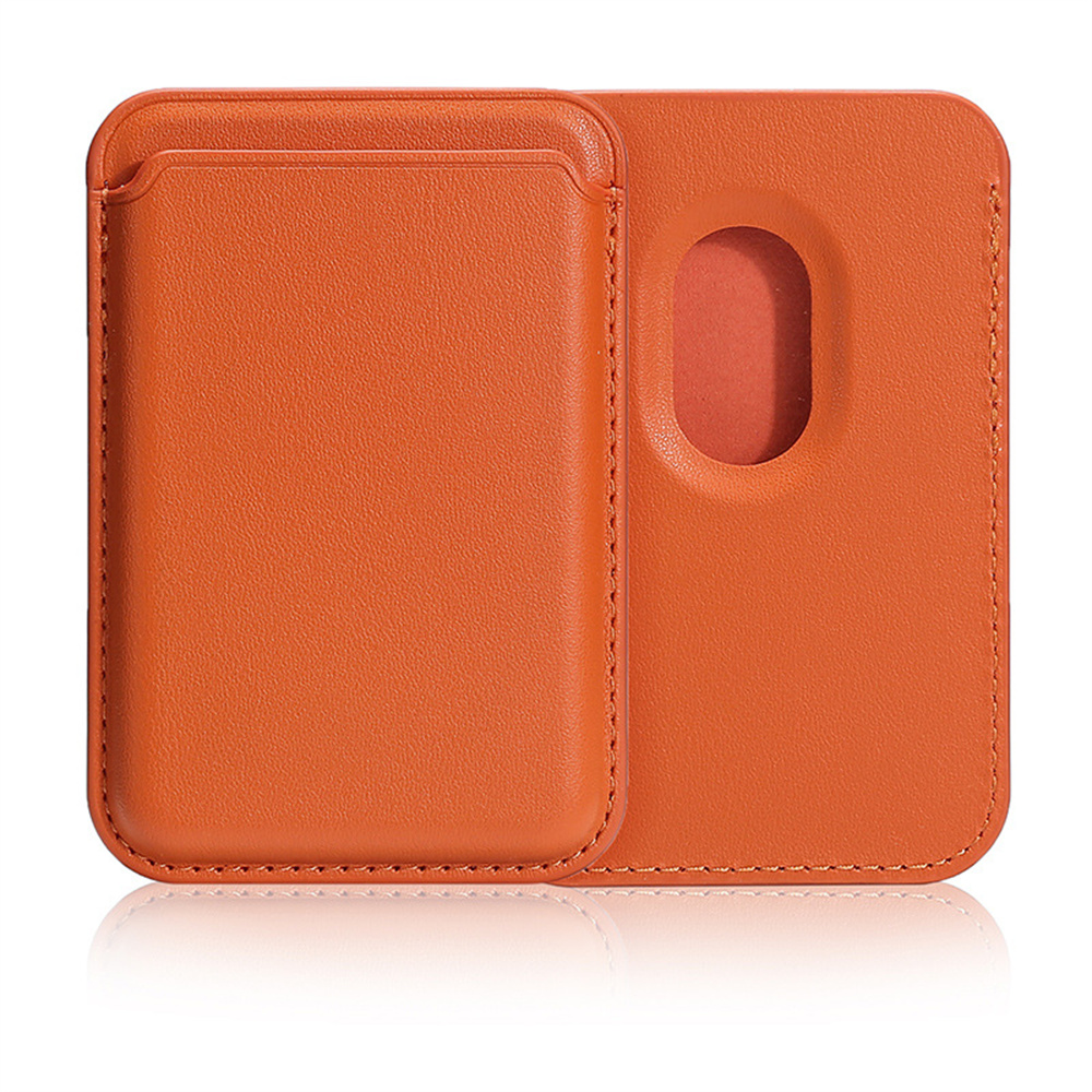 Leren Portemonnee Hoesje voor iPhone 15-19 Pro Max met MagSafe Kaarthouder: Lichtbruin