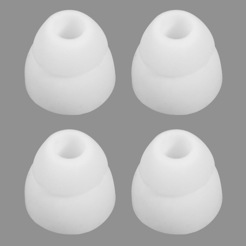 Siliconen in-ear oortelefoonhoezen Vervangende oordopjes Bud Tips Oordopjes Hoofdtelefoon Oordopjes Dubbele flens