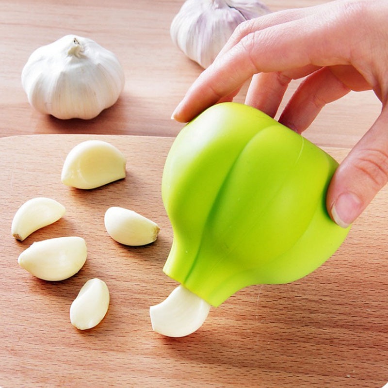 Éplucheur d&#39;ail rond en silicone, outils de cuisine créatifs, Non toxique et facile à nettoyer, pratique,