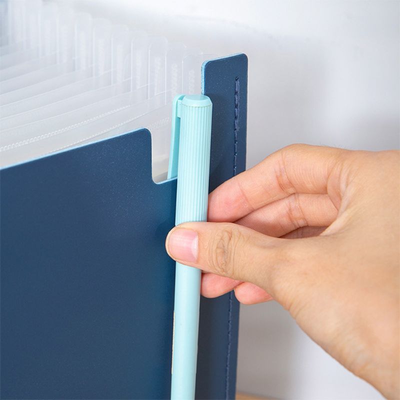 13 Pockets Expanding File Folder A4 Organizer Document Paper Storage Stationery Y51A