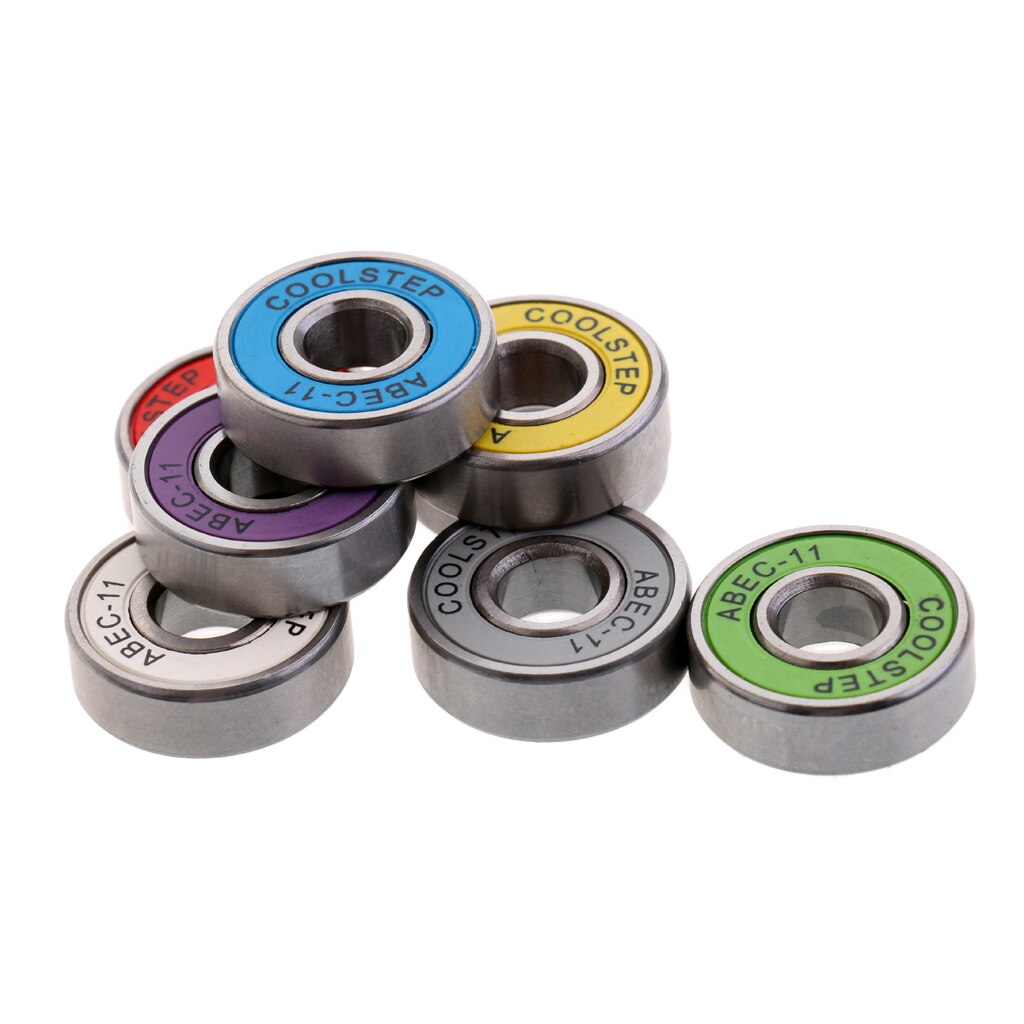 8 stück Pro Skateboard Lager ABEC 11 Hohe Abgrifffeste Skateboard Roller Inline und Roller Skates Lager