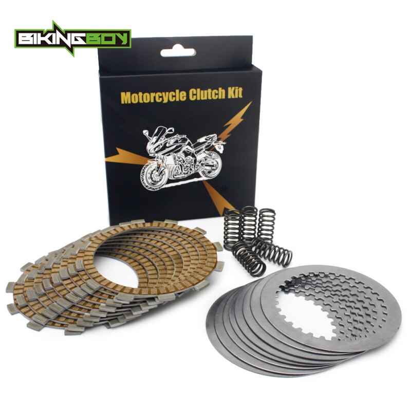 BIKINGBOY-Placa de fricción de papel de embrague, 8 placas separadoras de acero, 5 muelles WR250F 01-13 12 11 10 YZ250F 07 06 05 04 03 02 01
