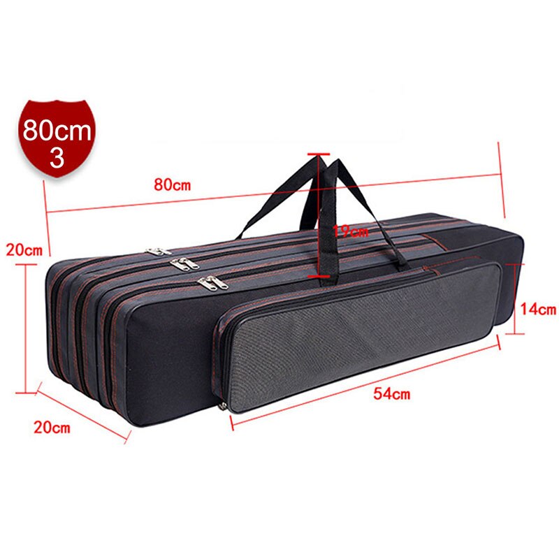 Waterproof Fishing Rod Bags Portable Multifunctional Large Capacity Fishing Reel Tackle Storage Case Backpack 70 80 90 120cm