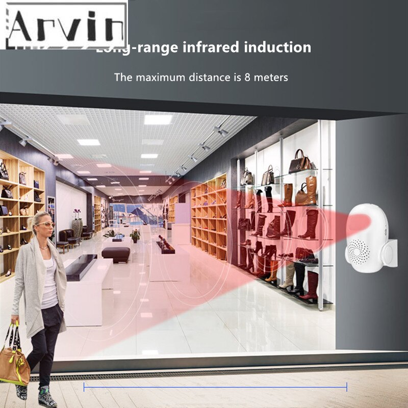 Welkom bij de sensor deurbel deurbel welkomer anti-diefstal alarm  m11 serie