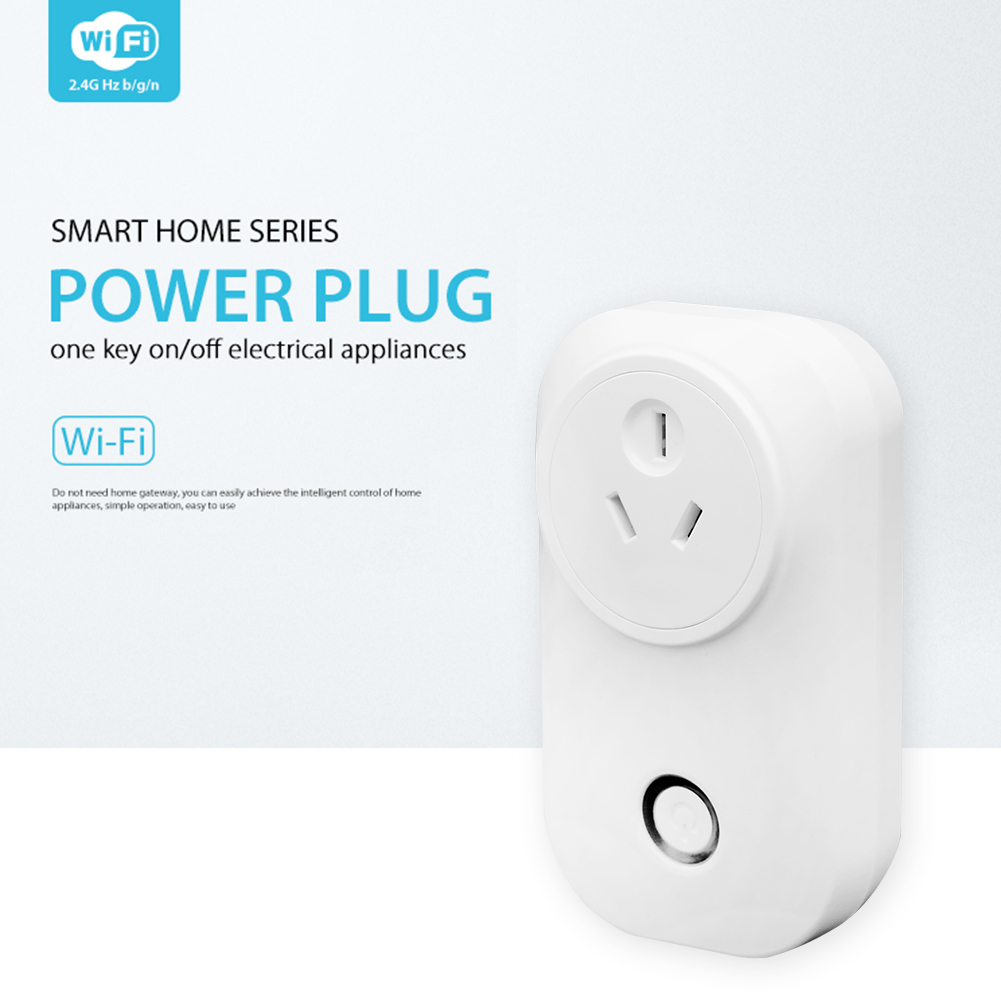 APP Control Home Energy Monitor 16A AU Smart Wifi Power Plug WiFi Voice Control Socket Switch Outlet Adaptor