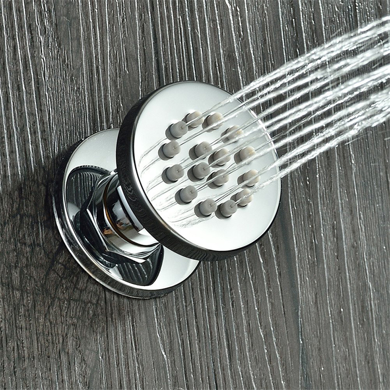 Household Round Body Sprays Jet Bathroom Shower Head Bathroom Supplies Shower Side Spray Massage Spa Shower Shower System