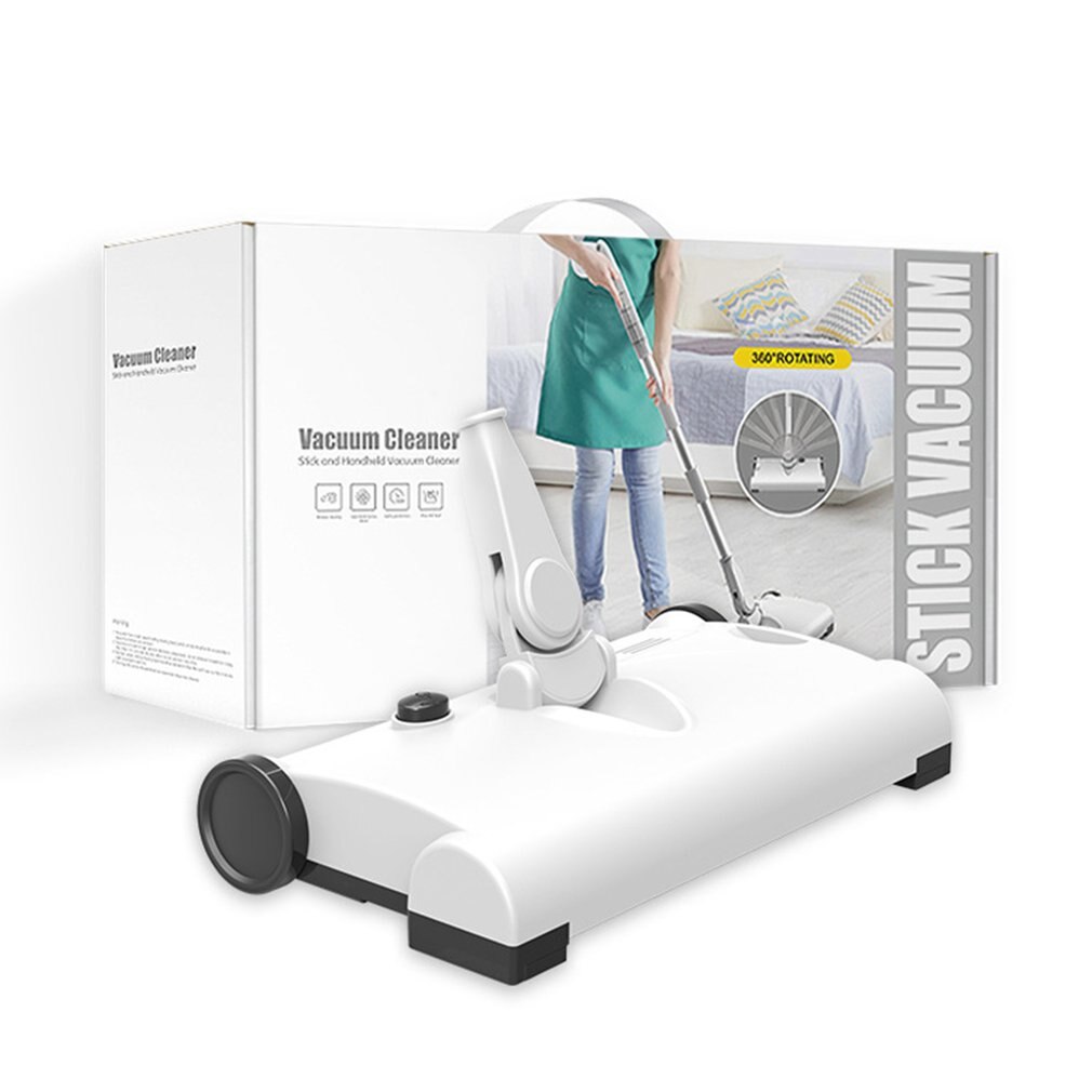 Handheld Vacuum Cleaner Strong Suction Wireless Charging Floor Sweeper Portable Dust Collector Household Aspirator: White