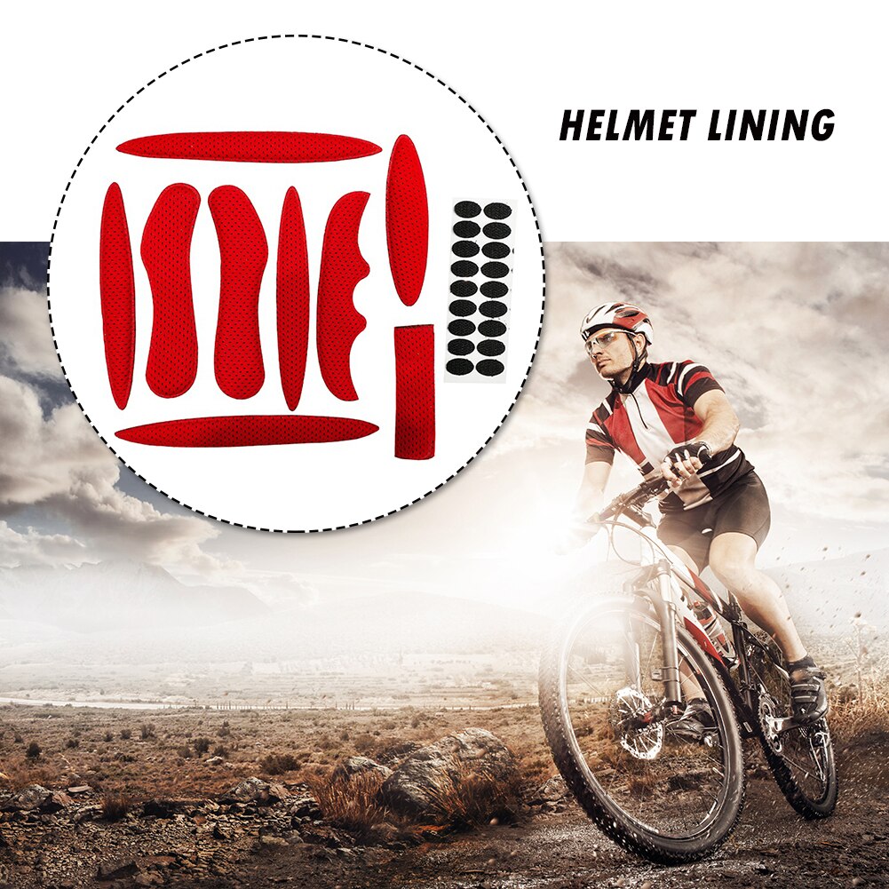Kit de coussinets intérieurs pour casque de moto, 27 pièces, éponge douce de doublure scellée à séchage rapide pour cyclisme, accessoires de coussin de protection
