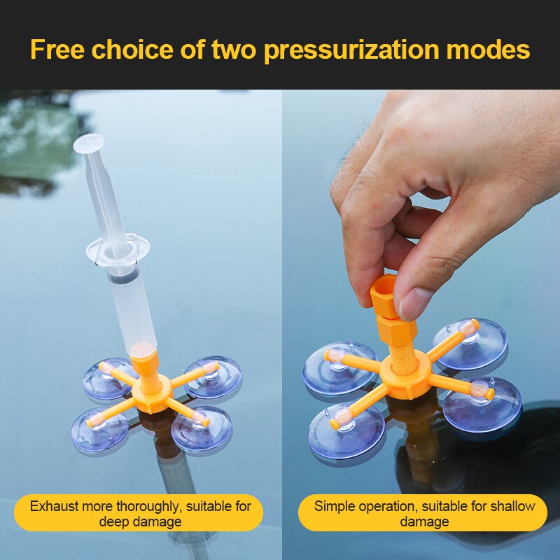 Window Repair Windshield Repair Kit Glass Windscreen Restore Repairing Tools Set UV Light DIY Car Auto Kit Glass for Chip Crack