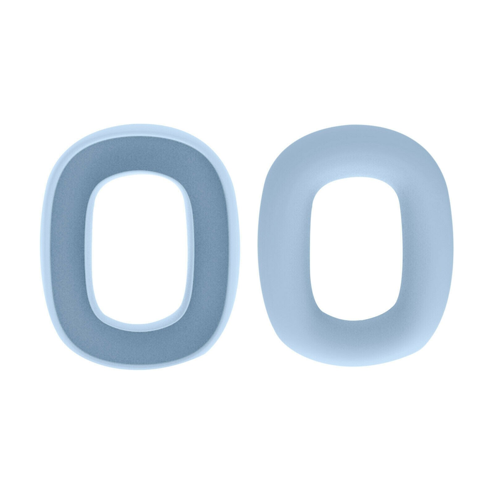 For AirPods Max Replacement Silicone Ear Pads Cushion Cover Headphone EarPads Earmuff Protective Case Sleeve Headset Accessory: A-blue