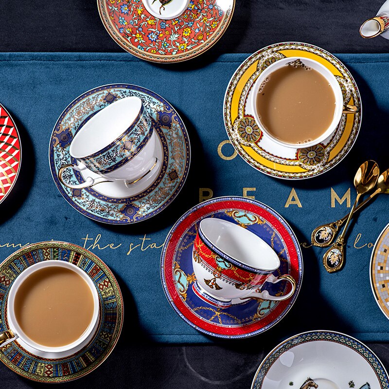 European coffee cup, modern bone china office textured porcelain tea cup, hand-painted simple filizanki tun kawy cups 50 cs 50