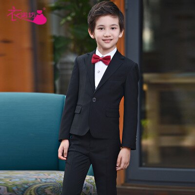 Vestito per il Ragazzo Singolo Petto Dei Ragazzi Dei Vestiti per Matrimoni Costume Enfant Garcon Mariage Ragazzi Giacca Sportiva Da Jogging Garcon Vestiti Dei Capretti 135