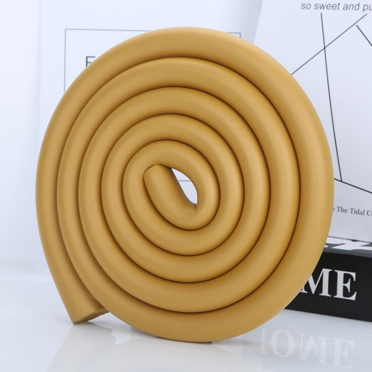 2m U Type Baby Safety Table Desk Edge Guard Strip Home Cushion Guard Strip Safe Protection Children Bar Strip Soft Thicken: 09 wood color