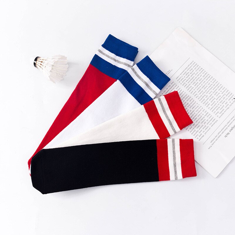 Baby Mädchen Knie Hohe Socken freundlicher jungen Streifen Baumwolle Sport Socken für Mädchen Nette Lange Röhre Socken freundlicher Bein Wärmer socken