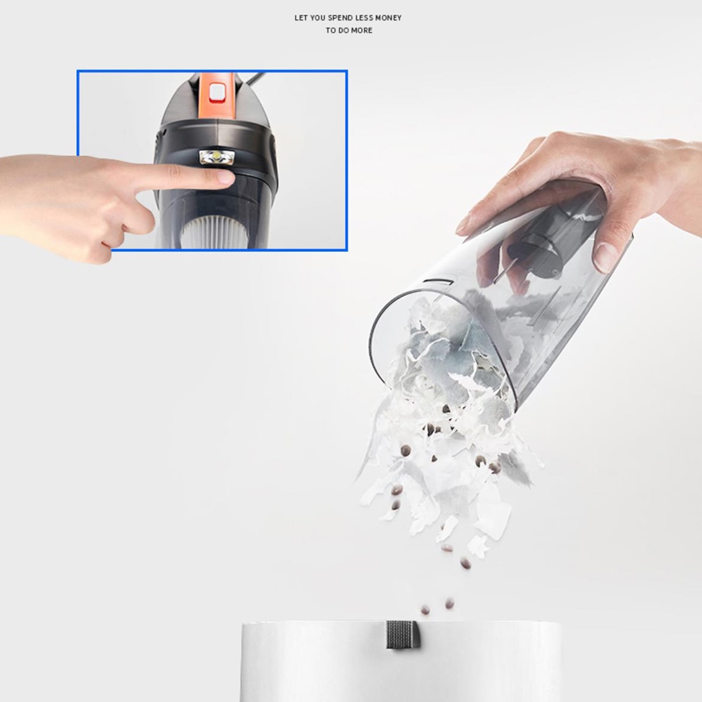 Portable 150PSI Car Tire Inflator Vacuum cleaner Digital Screen Air Compressor Pump with LED Light DC12V Pump for Car Motorcycle