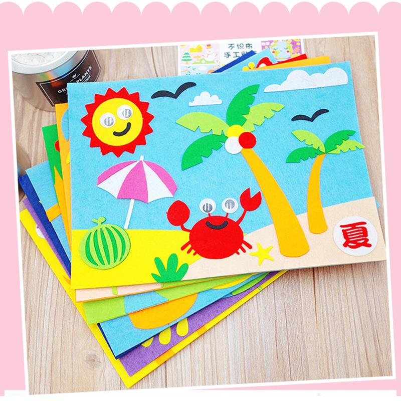 10/40 Stücke Vlies Handarbeiten Filz Stoff 10 cm Patchwork Tuch Bündel für freundlicher Scrapbooking Puppe NäHenne Handwerk DIY Quilten blatt
