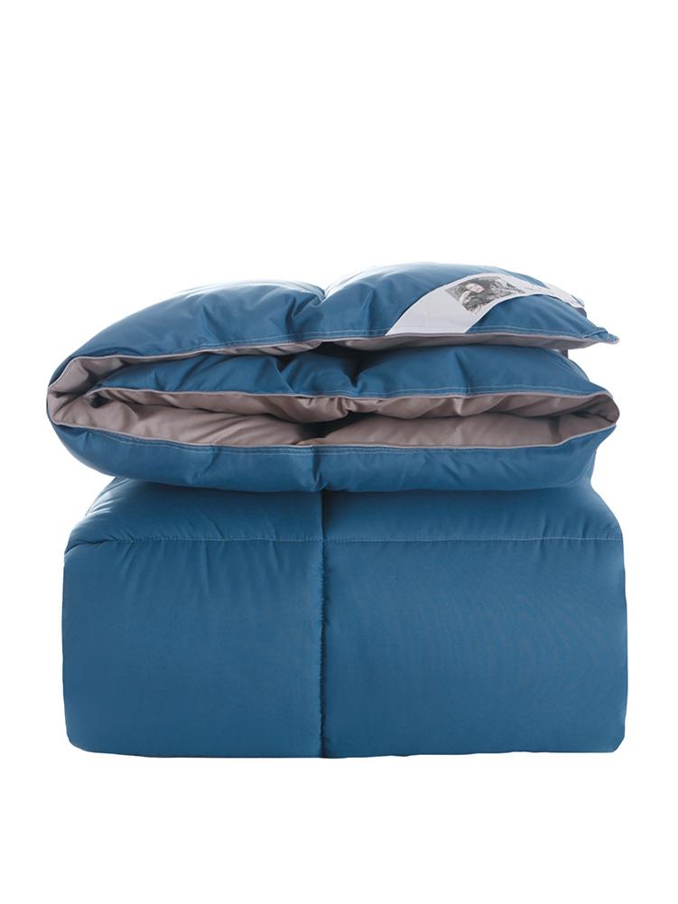 Pur coton vers le bas velours duvet d'oie couette hiver étudiant dortoir hôtel chambre couette vers le bas couette