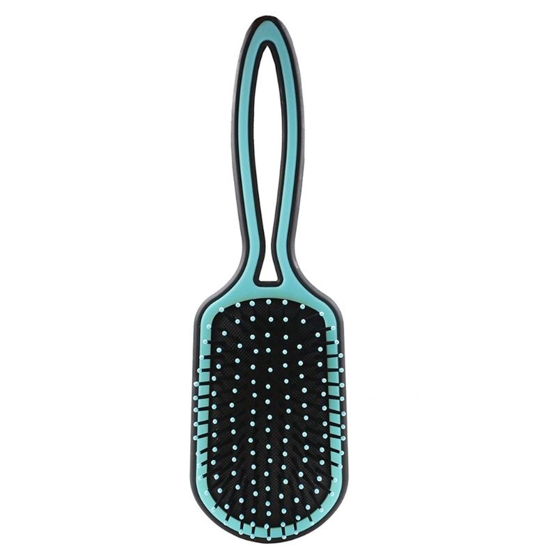 Women Men Detangler Brush Air Cushion Anti Static Massage Scale Comb Hollow Out 57BF: Blue