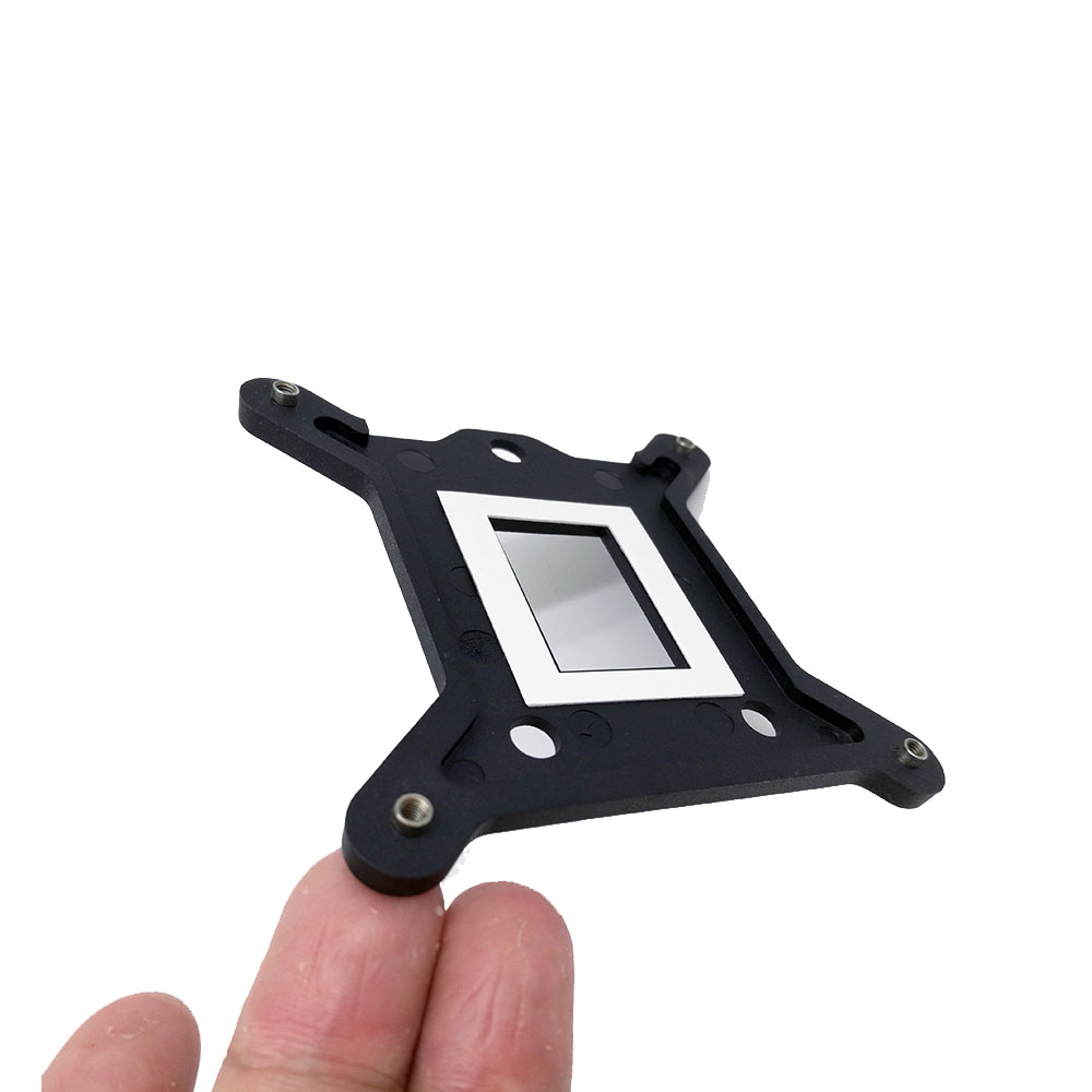 Lga 115x 1150 1155 1156 pc plastik bagplade cpu kølerbeslag cpu køleplade køleradiatorer bagplan 75 x 75mm
