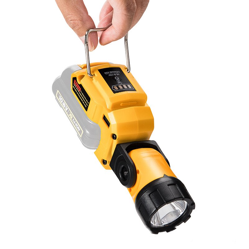 Werk Lamp Voor Makita Voor Dewalt Zaklamp DCL510 10.8V 12V Li-Ion Batterij Led Cordless Werk Licht Draagbare spotlight