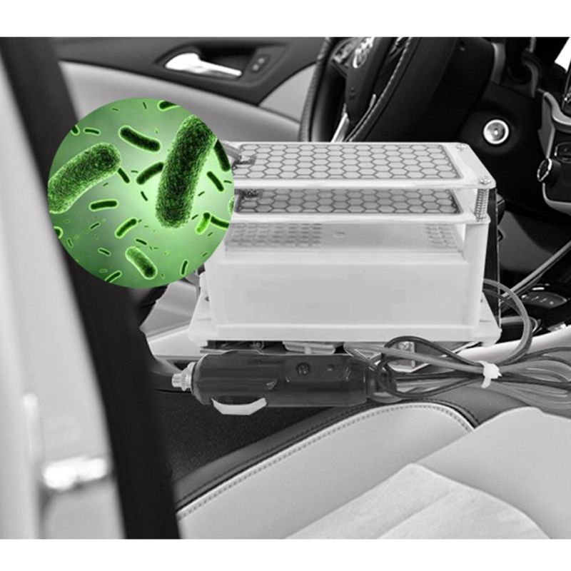 Generador de ozono portátil de 10 g/h DC12V/AC220V ozonizador cerámico integrado