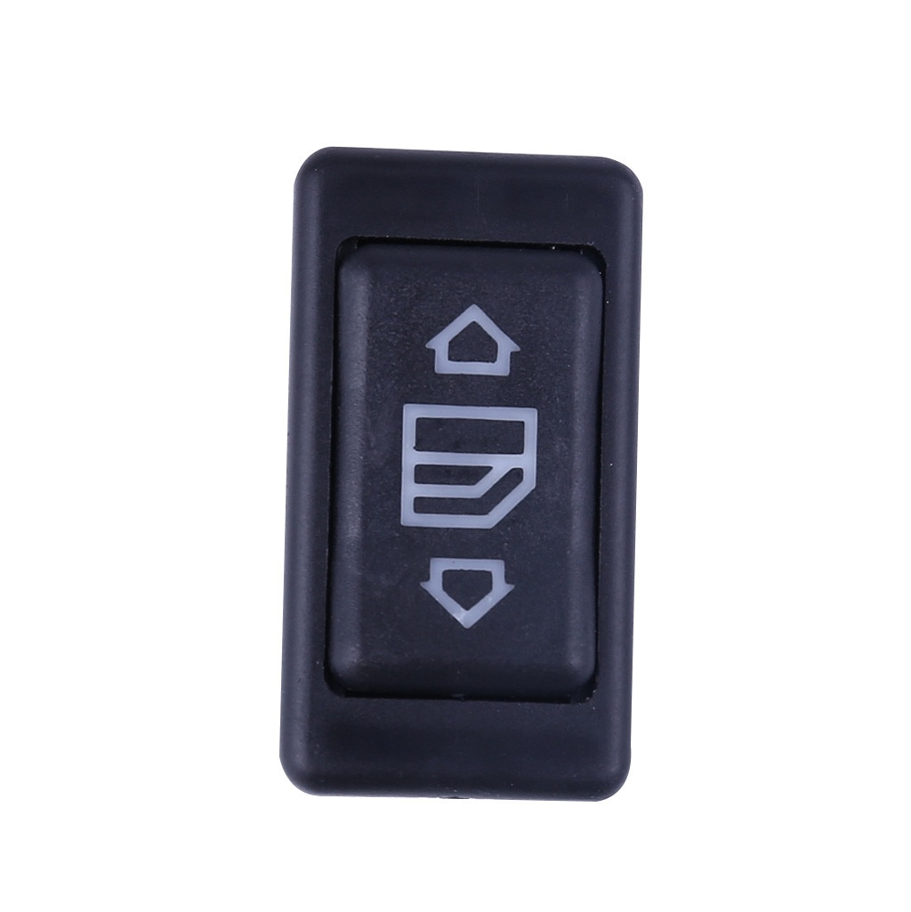 Fensterheberschalter,Fensterheber Schalter Taste Schwarz 2 Stück DC 12V 20A Universal Auto Auto Power Fenster Schalter 5 Pins
