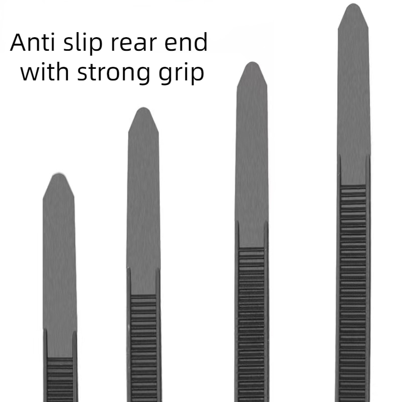 100 stuks nylon zelfsluitende banden bundeltape zwart duurzaam anti-corrosie en antivries hoge taaiheid bundeltouwbanden