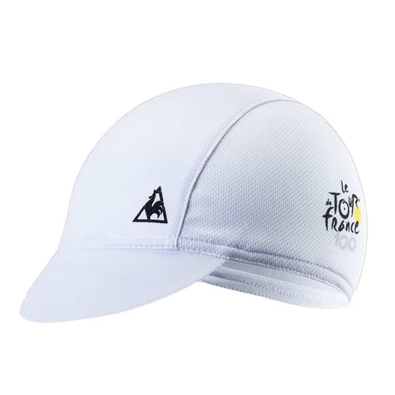 Cycling Hat Quick Dry Breathable Sweat Absorb Bicycle Sun Cap Outdoor Sports Hiking Fishing Tackle Print Free Size Ridin: White