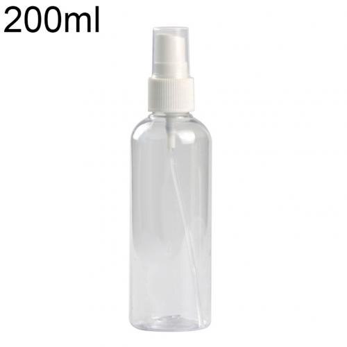 1Pc Travel Transparent Plastic Perfume Atomizer Small Mini Empty Spray Refillable Bottle Cosmetic Sample Containe: 200ml