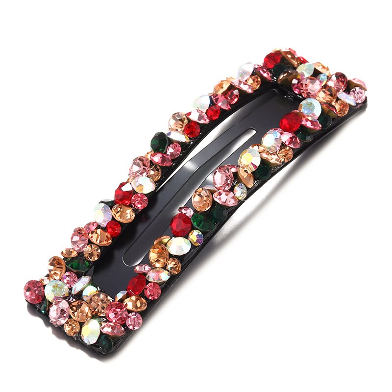 Meisjeshaarklauw geometrische imitatieparel haarspeld krab retro hartvormige kristallen haarspeldjes haaraccessoires voor vrouwen: F328g