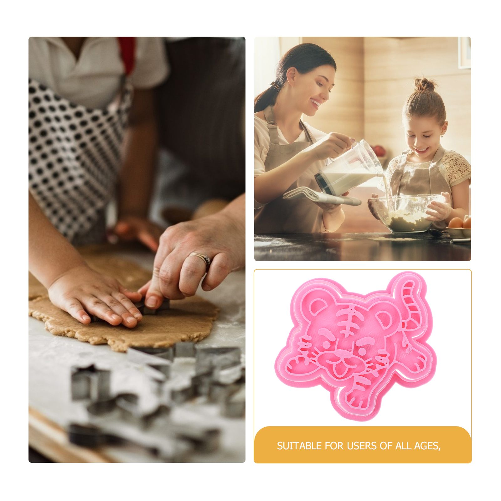 DIY formy robić ciastek tygrys rok tygrys kształt foremka robić wykrawania ciasteczek przyrząd robić pieczenia foremki robić pieczenia