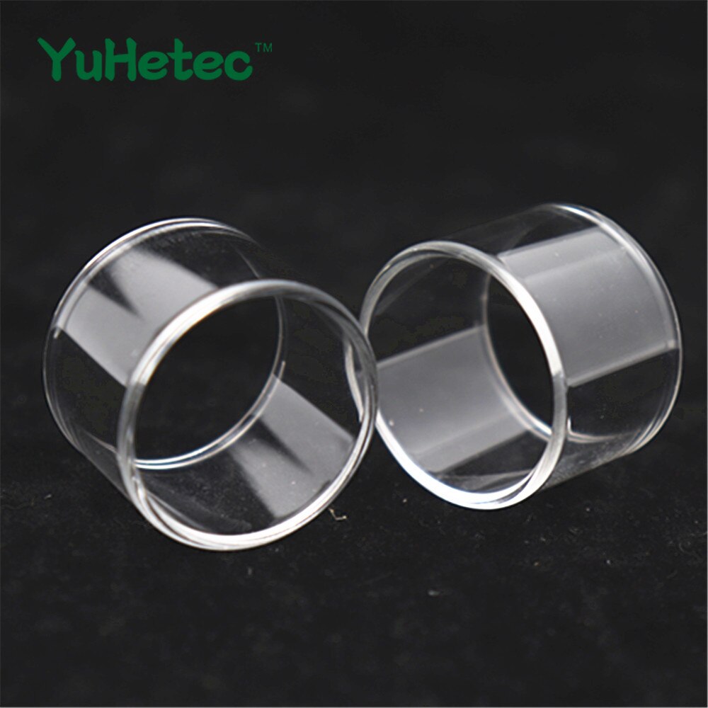 2Stck Original YUHETEC Ersatz Glas ROHR für Gebührals Fireluke 2 / Fireluke 3/Gebührals M Profi 2 Panzer metall Auflage 3ml/5ml: gerade Glas 3ml / FreeMax Fireluke 2