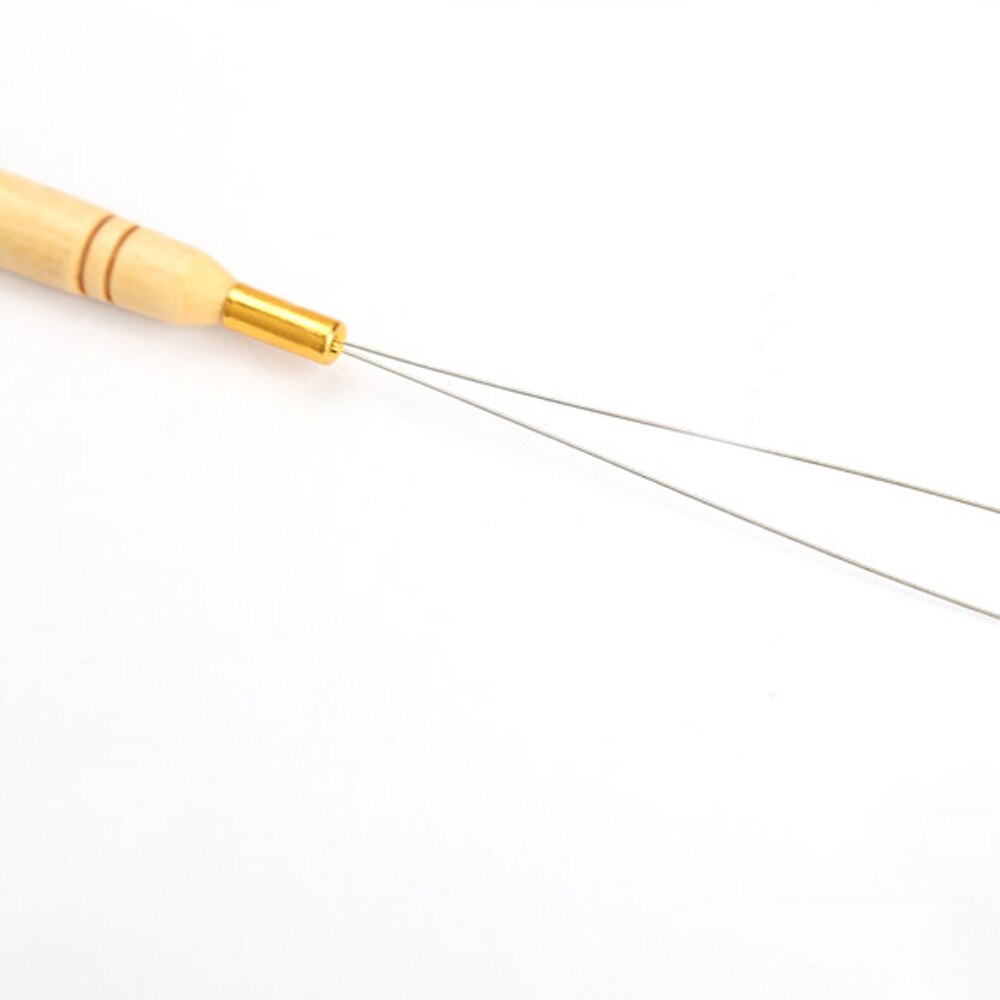 Extensiones de cabello de bucle, Micro anillos, cuentas, enhebrador de agujas, gancho de tracción de alambre, herramienta utilizada para cabello humano, extensión de plumas