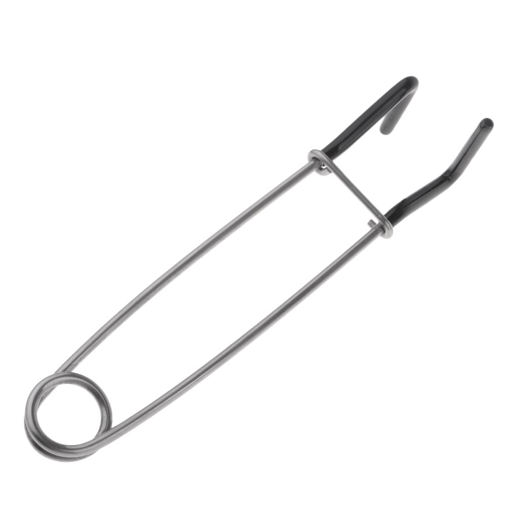 1PC 17cm Fisch Mund Öffner Kiefer Spreader Edelstahl Fisch Klammer Mund Gag Haken Entfernen Für Offenes Fisch hecht Angeln Zubehör