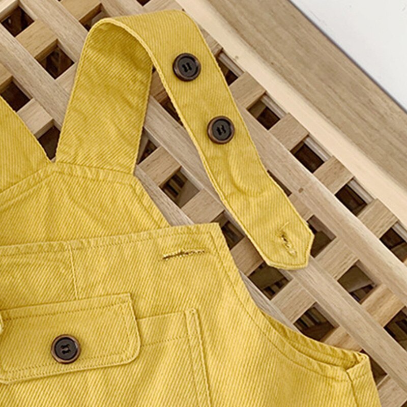 Sodawn Spring Autumn Boy Girls Denim Pants Loose Waist Casual Toddler Pants Girls Trousers Jeans