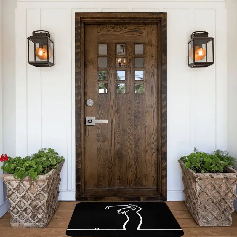 La Linea Golf Fuß matt Anti-Rutsch-Schlecht Küchen matt Wohnzimmer Boden tür Eingang Teppich Teppich