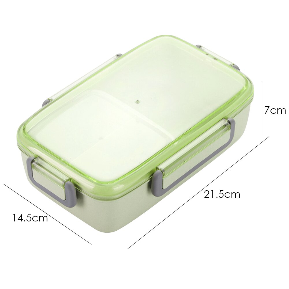 Portable Microwave Lunch Box Leak-Proof Independent Lattice Bento Lunch Box for Kids Bento Box Portable Food Container