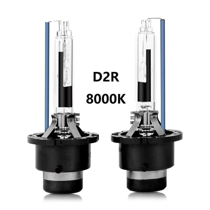 2x D2R 35W HID Xenon Headlight Bulb HID Bulbs With Metal Bracket Protection 4300K 6000K 8000K D2R XENON HID Auto Headlamp Light