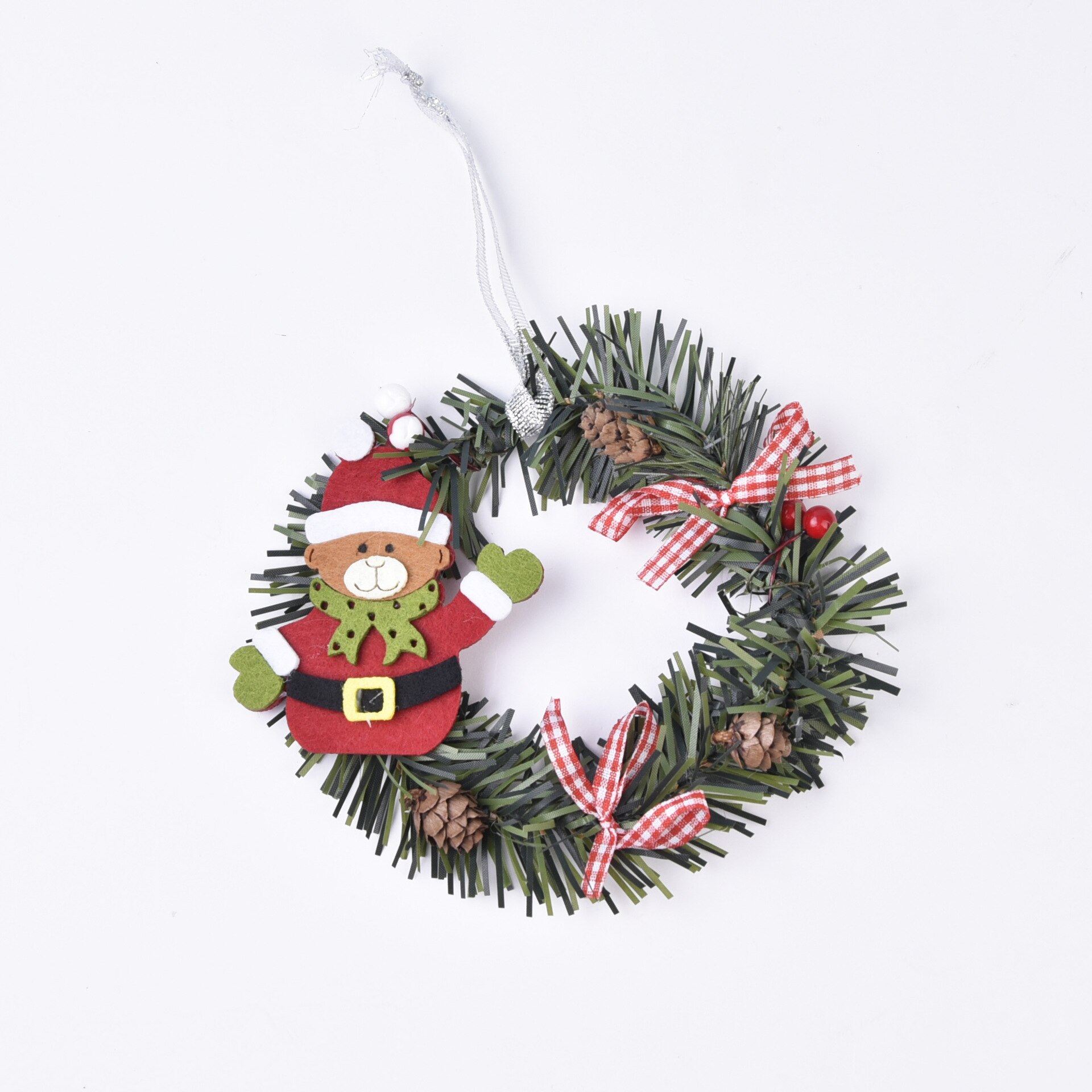 Kerst Garland Kerstman Elanden Sneeuwpop Krans Muur Opknoping Deur Decoraties Vrolijk Kerstfeest Decor Voor Thuis Gelukkig Yea: Licht Geel