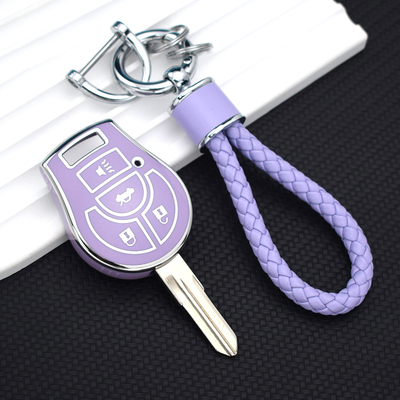 Para Nissan Tiida Terrano Cube Pathfinder Rogue Maxima Altima Sentra Juke Micra Qashqai marzo de TPU funda para llave de coche