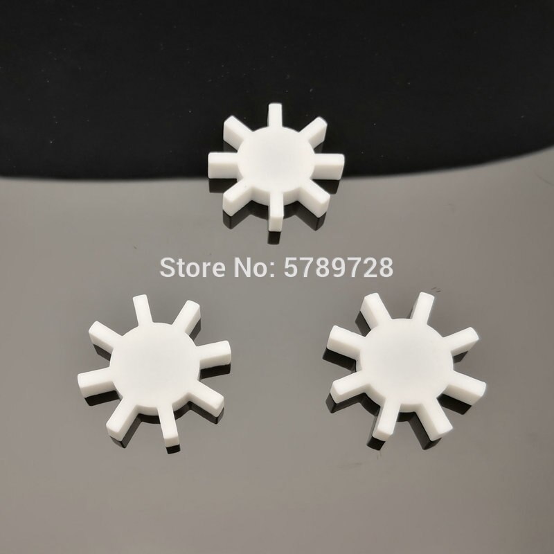 5 pçs/lote Lab PTFE octogonal F4 agitador magnético misturador PTFE barras de agitação para equipamentos de laboratório