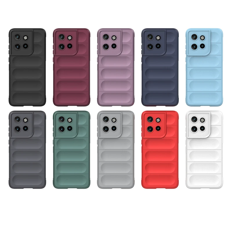 Voor Motorola MOTO Edge 50 Neo 5G Achterkant Telefoon Case Zachte Vloeibare Siliconen Anti-val Schokbestendig Bescherm funda Coupe Gevallen