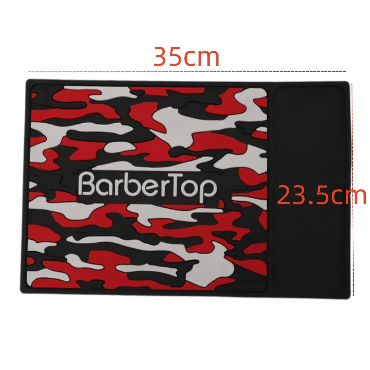 Barbertop – tapis antidérapant pour Salon de coiffure, ciseaux antidérapants, chaleur en Silicone, outils de Station de barbier, accessoires de Salon de coiffure: kaki foncé