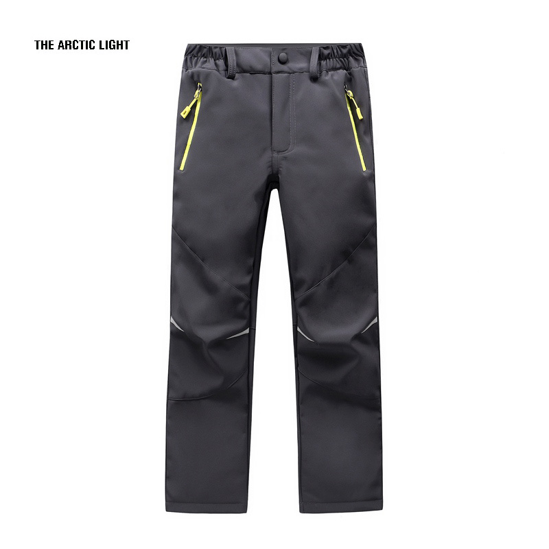 The arctic light skibukser vandring camping dreng pige vandtætte åndbare soft shell tykke bukser det seneste
